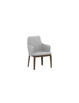 PRINCIPE, Dining chair with legs in wood