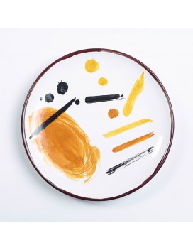 Artistic serving plates
