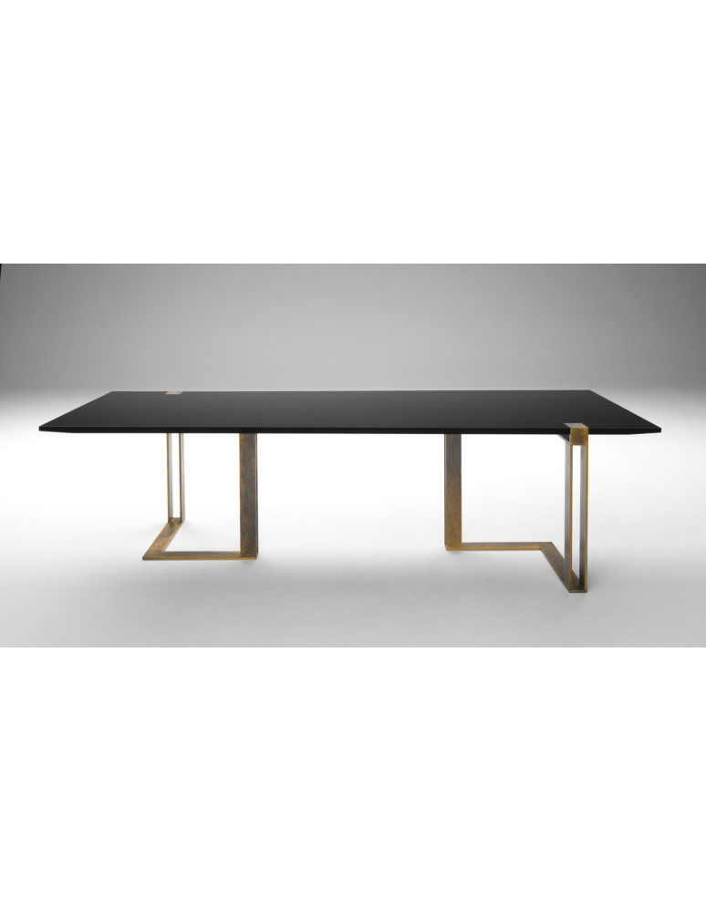 Black and Gold dining table