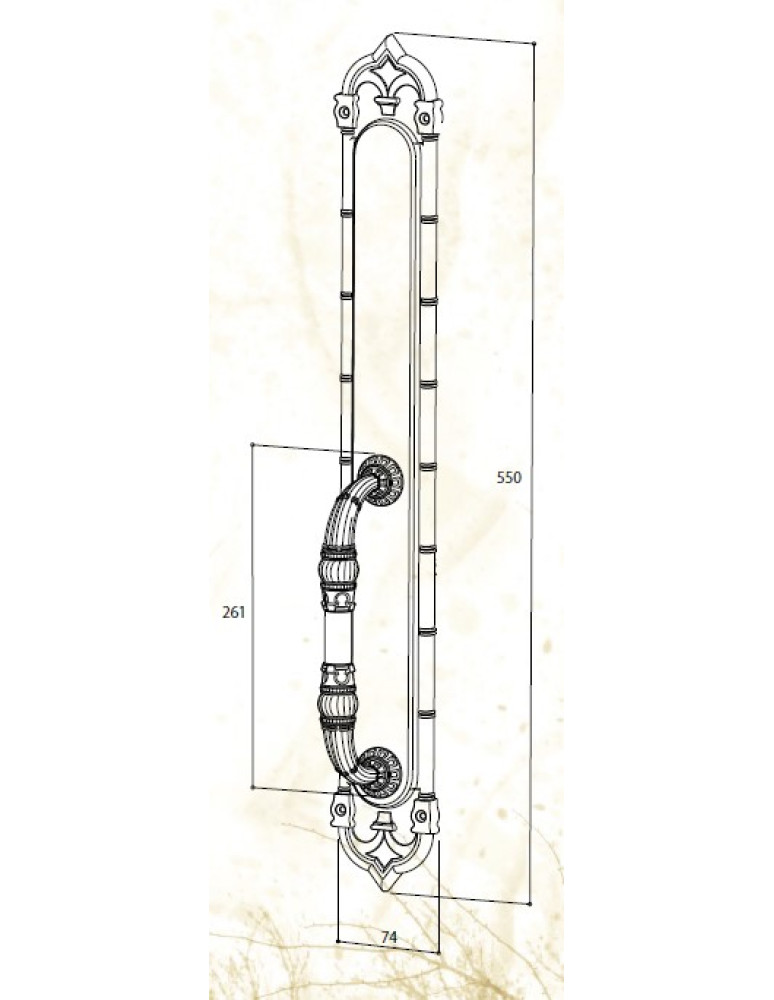 Brass Handle IA02-12