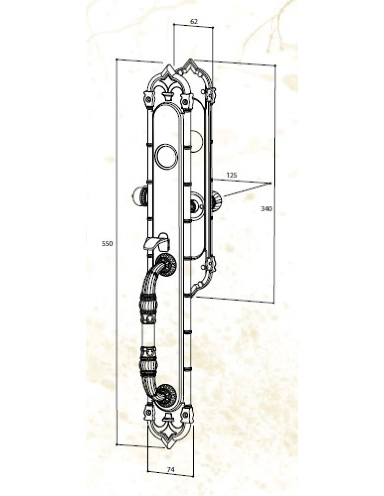 Brass Handle IA02-13B