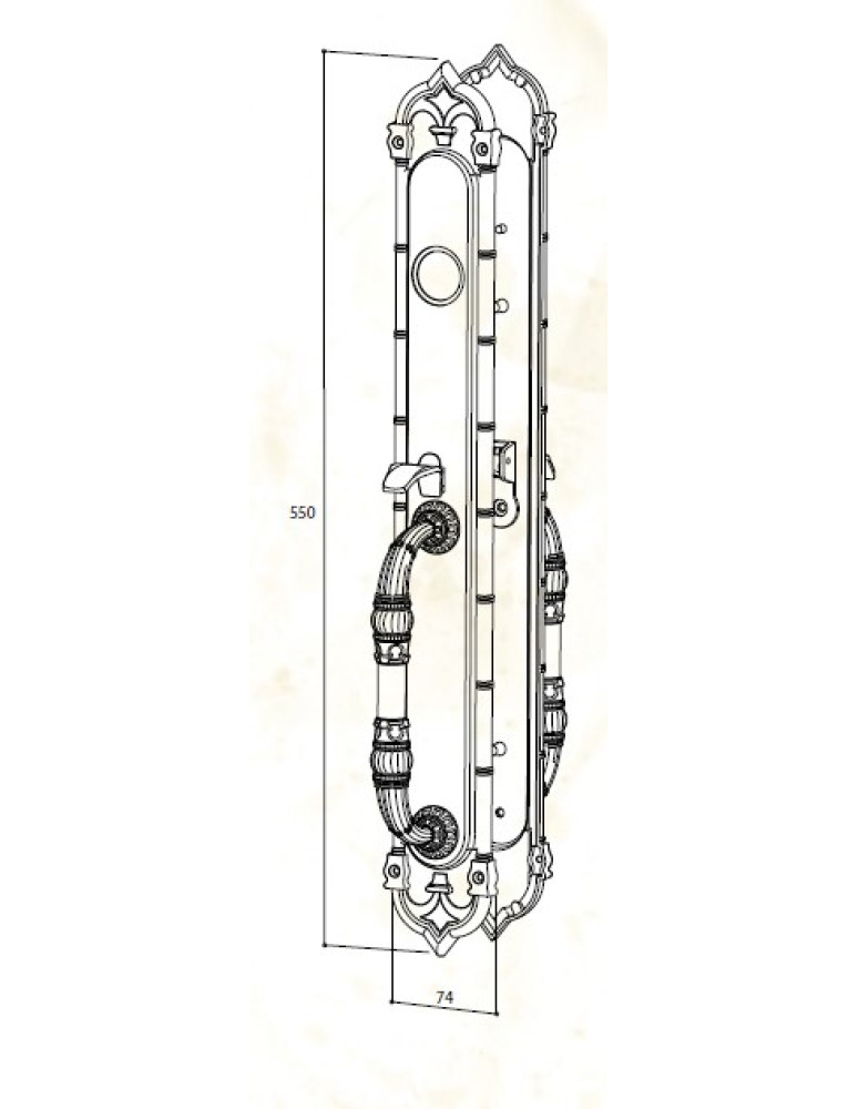 Brass Handle IA02-14A