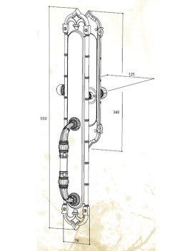 Brass Handle IA02-15