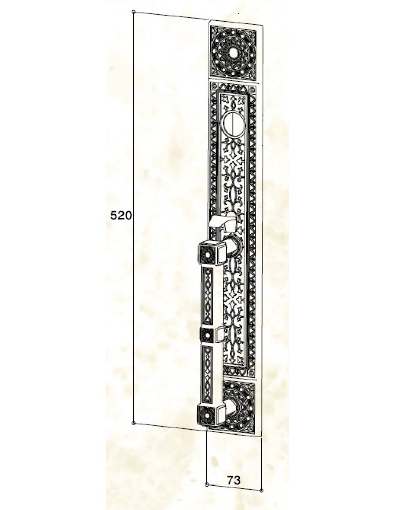 Brass Handle IA08-13A