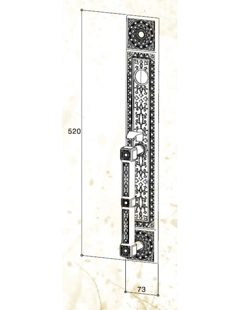 Brass Handle IA08-13B