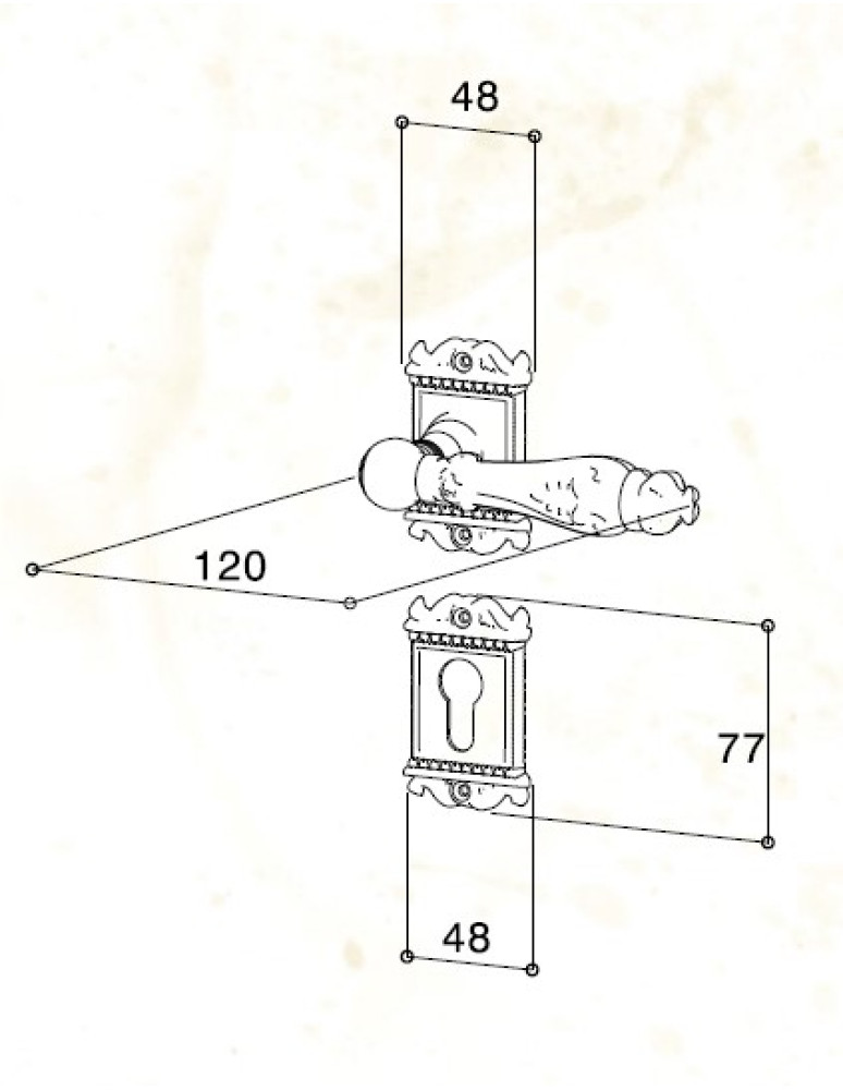 Brass Handle IA10-01