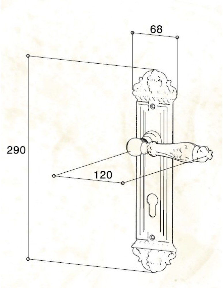 Brass Handle IA10-02