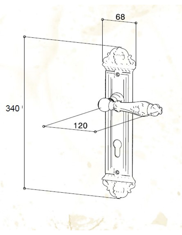 Brass Handle IA10-03