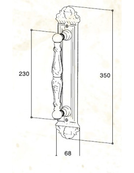 Brass Handle IA10-07