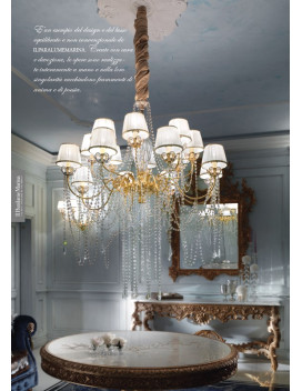 Chandeliers 1744/CH16 ORO 24K