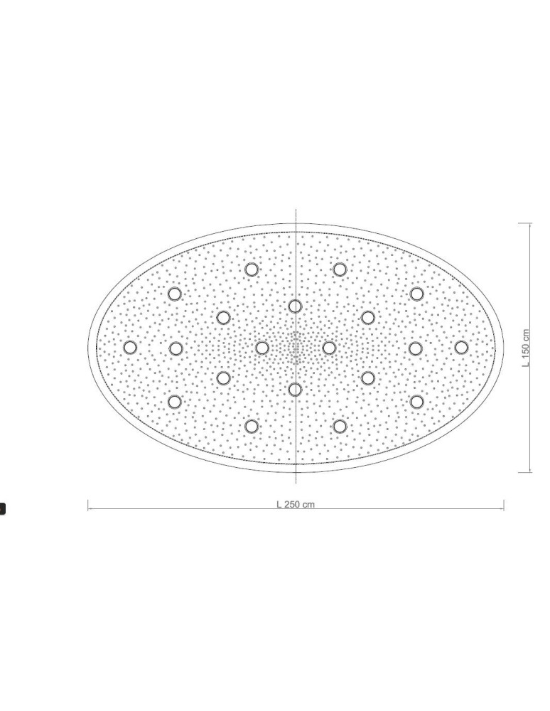 Chandeliers 2027/OVALE/L250