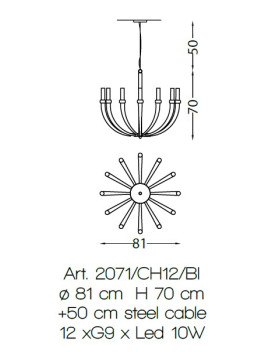 Chandeliers 2071CH12