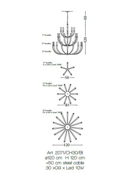 Chandeliers 2071CH30