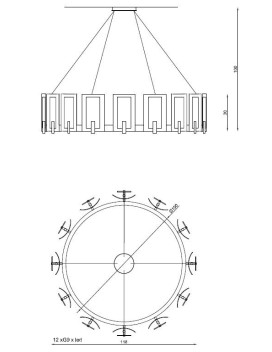 Chandeliers 2211/CH12