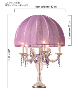 Table Lamps 1711/G/KR/VI