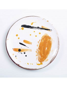 Artistic serving plates