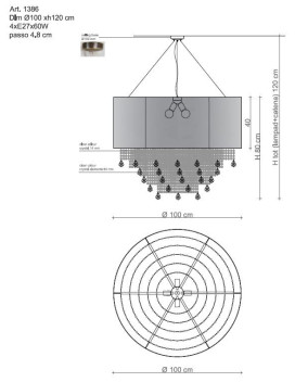 Chandeliers 1386/CH4