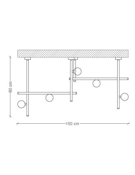 Chandeliers IPM101CH5