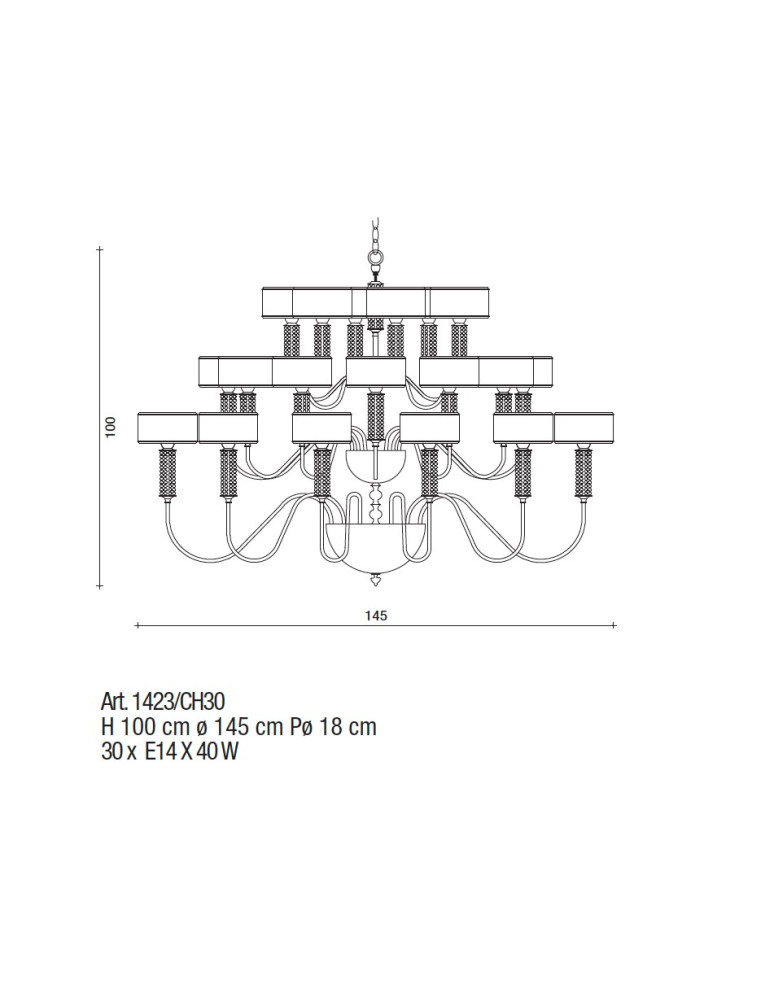 Chandeliers 1423/CH30