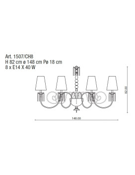 Chandeliers 1507/CH8