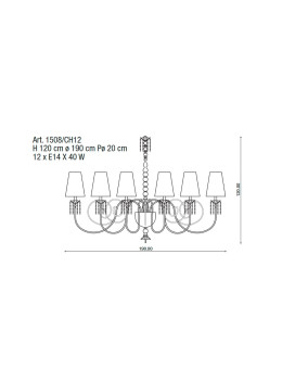 Chandeliers 1508/CH12