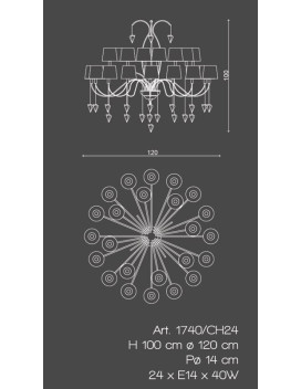 Chandeliers 1740/CH24