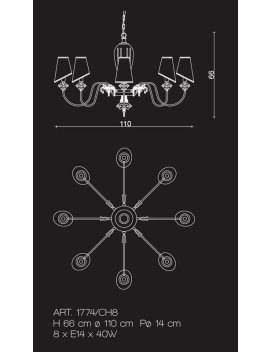 Chandeliers 1774/CH8