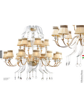 Chandeliers 1845/CH18/ORO24/TR