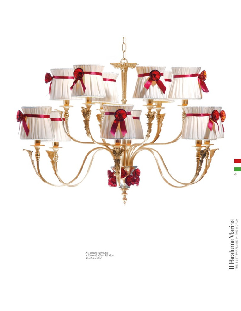 Chandeliers 1850/CH12/FO/RO