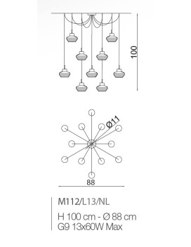 Chandeliers M112/L13